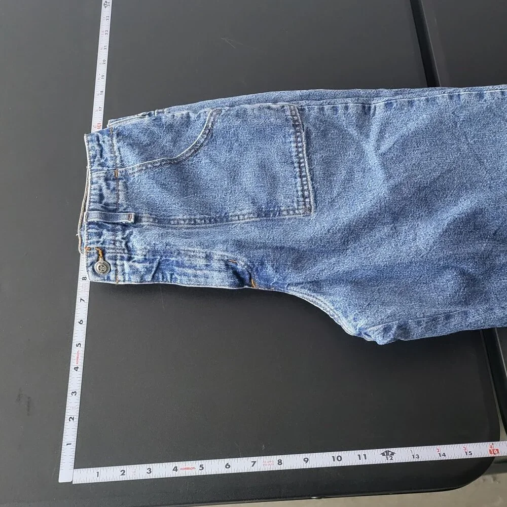 Faded Glory Womens‎ Denim Blue Jeans Size 12 Petite Y2K Baggy Indie 90s Skater